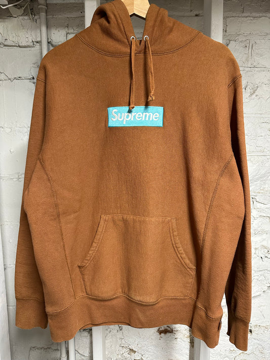Supreme Rust Box Logo Hoodie Sz M
