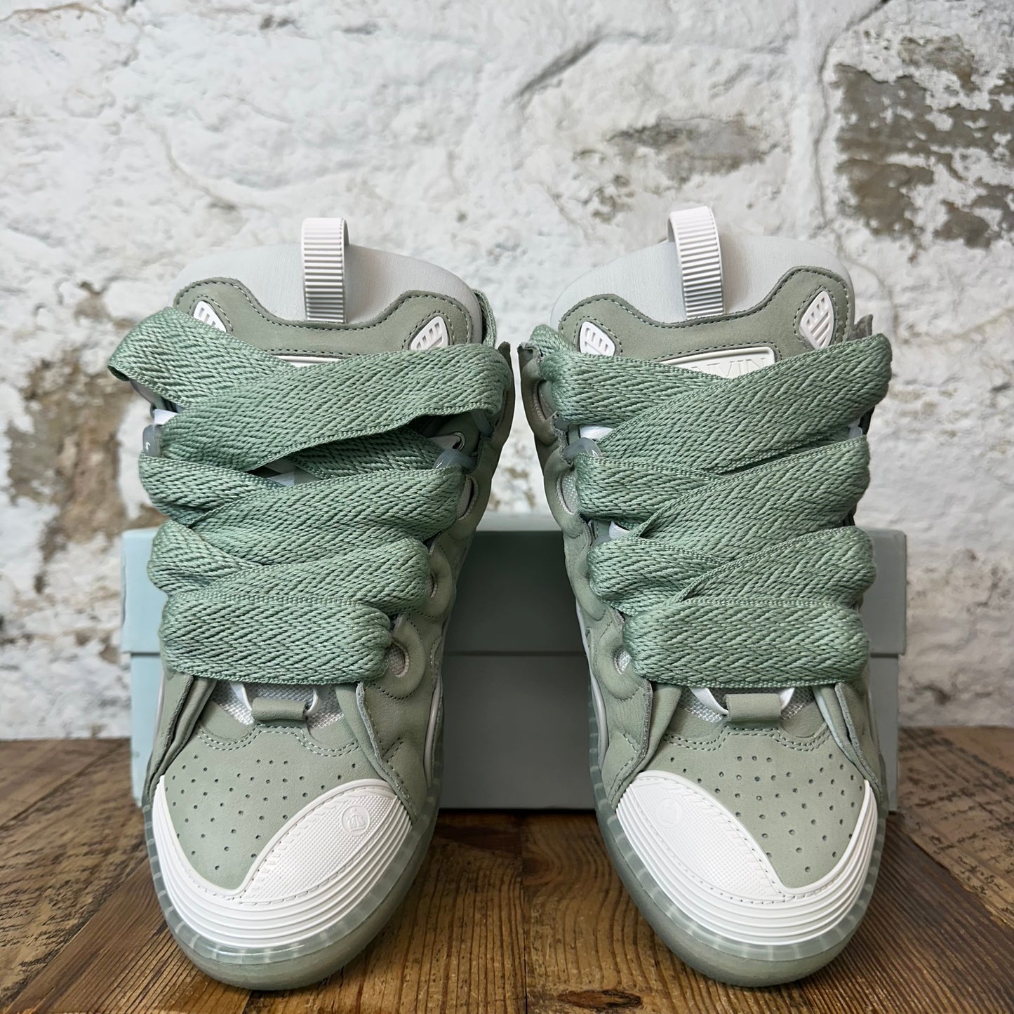 Lanvin Curb Cool Green White Sneaker