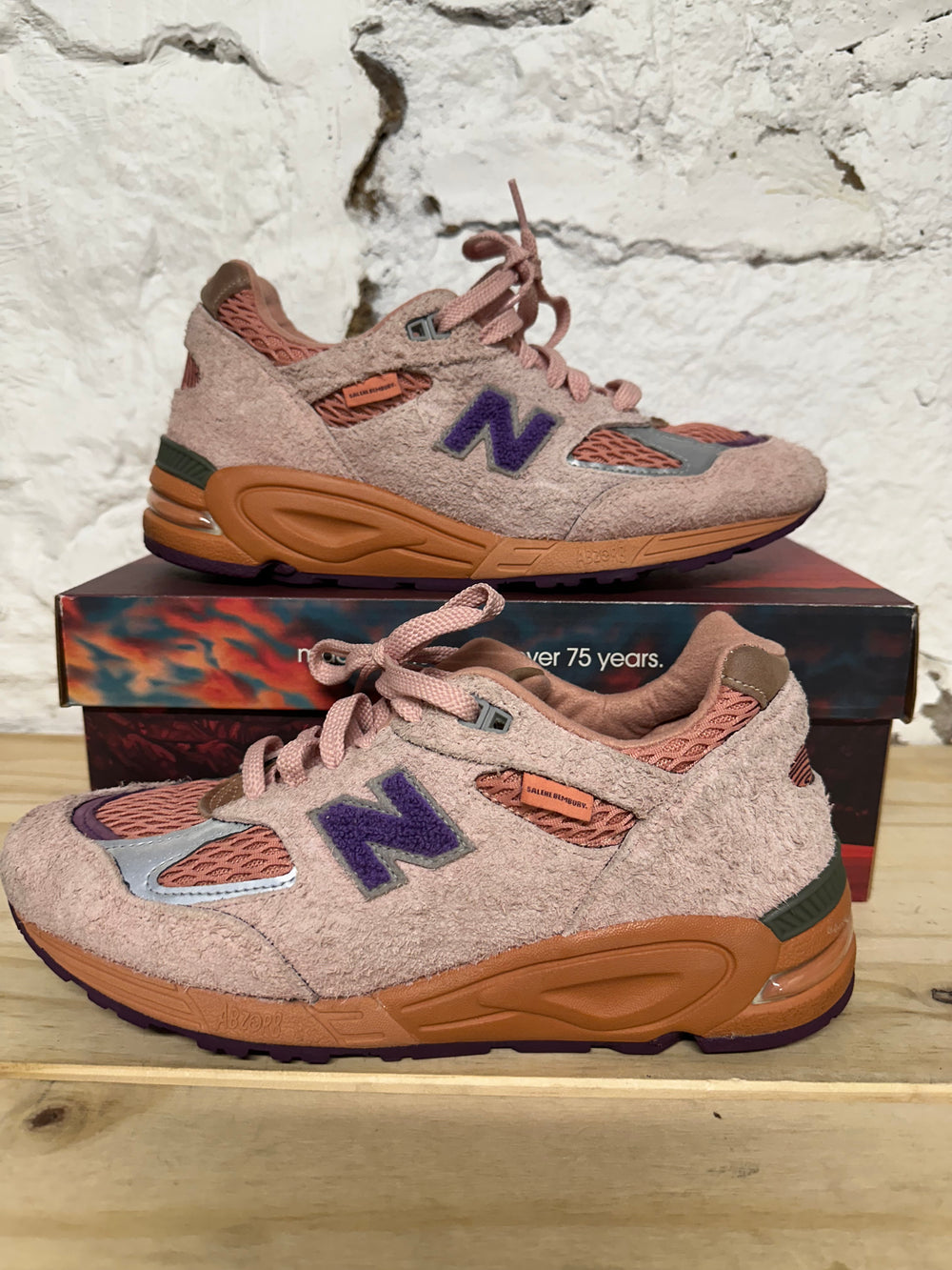 New Balance 990v2 Salehe Sand Be The Time Sz 8.5