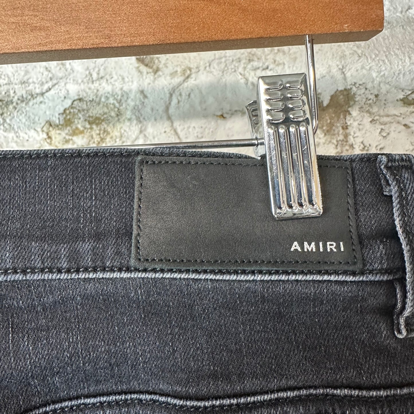 Amiri MX1 Brown Paisley Black Denim Jeans Sz 31