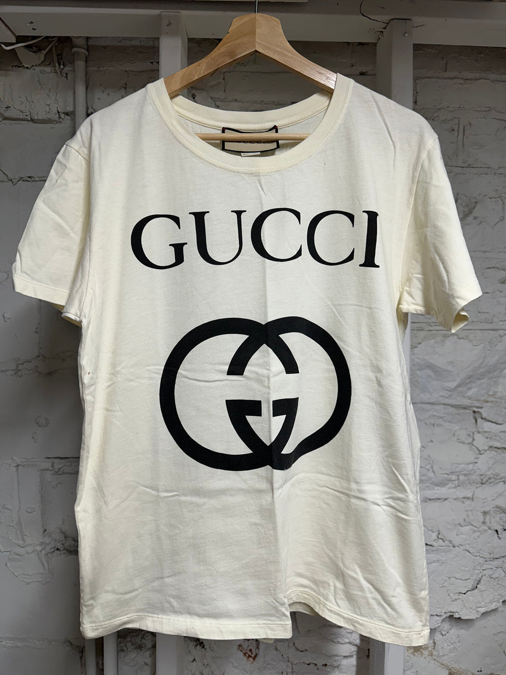 Gucci White Double G T-shirt Sz XS