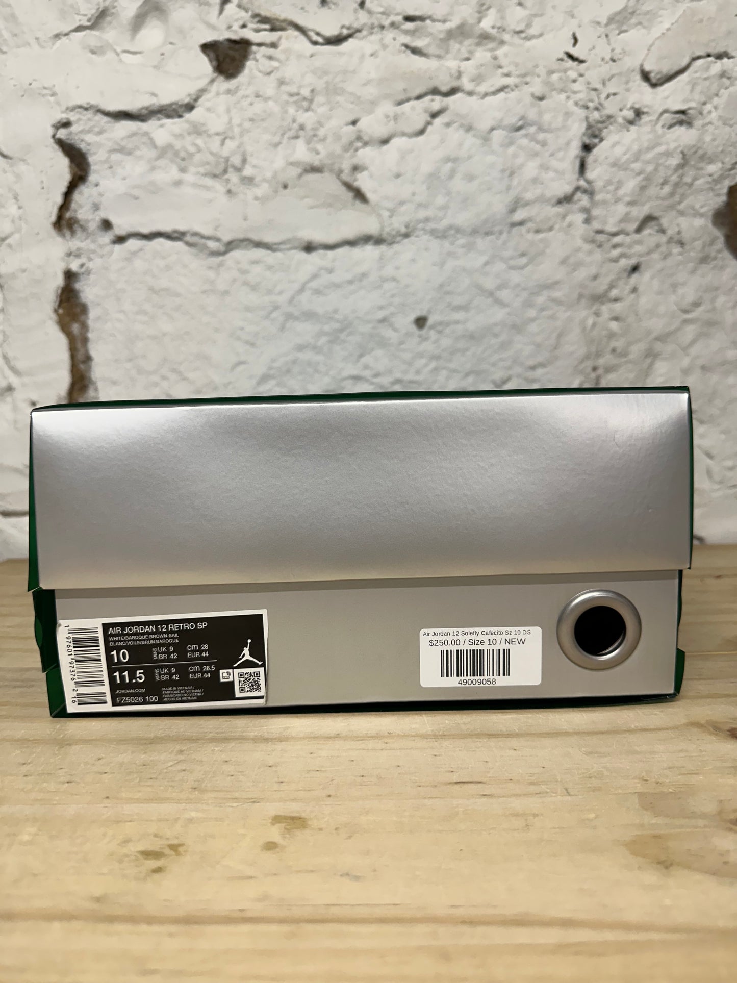 Air Jordan 12 Solefly Cafecito Sz 10 DS