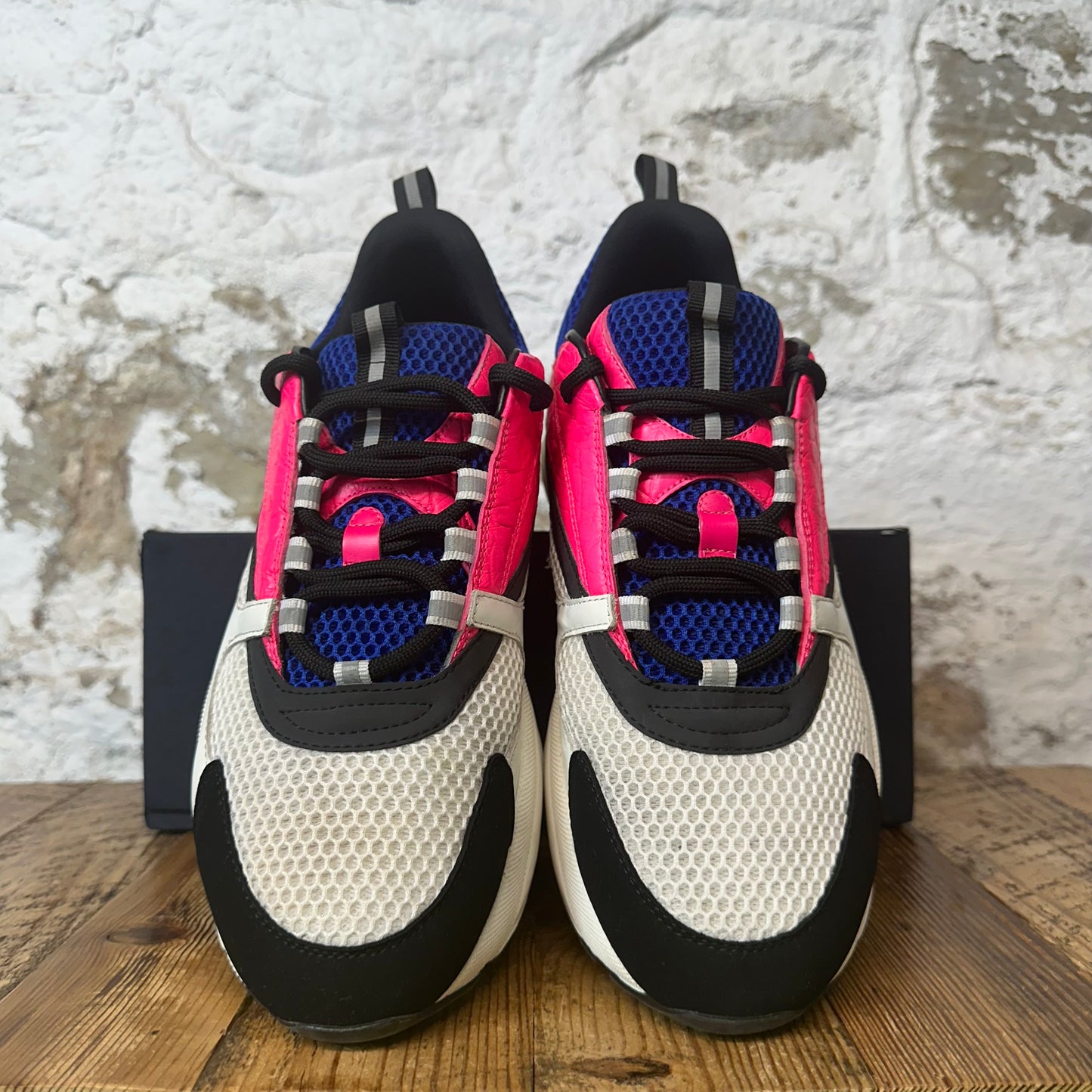 Dior B22 Croc Pink Blue White Sneaker Sz 12 (45)