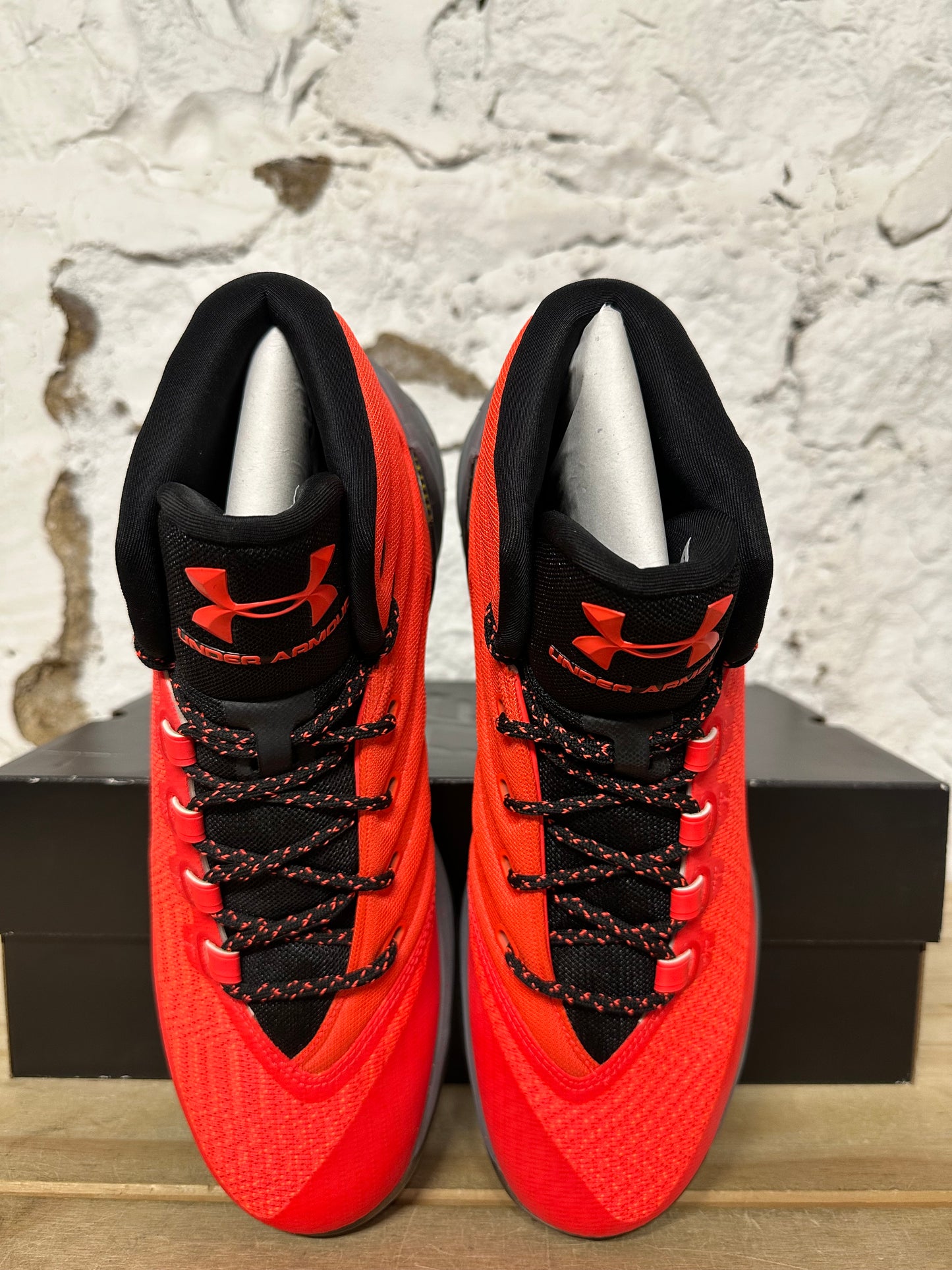 Under Armour Curry 3 Bolt Orange Sz 10 DS