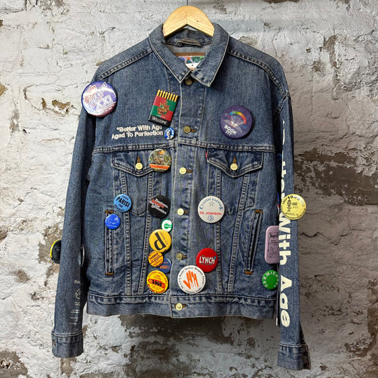 Better With Age Campaign Denim Jacket Blue Sz L
