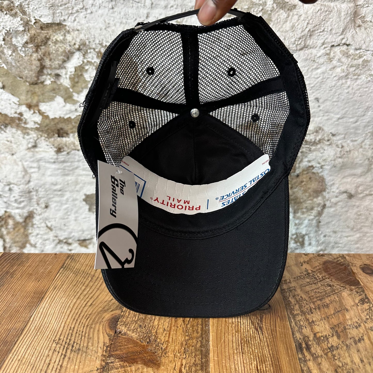 Amiri Green Camo Star Black Trucker Hat