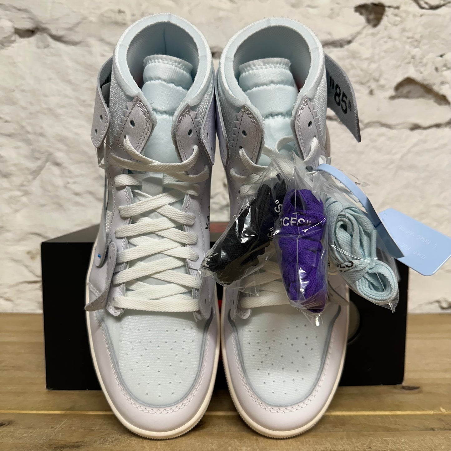 Air Jordan 1 High Virgil Abloh Archive Alaska Sz 10.5 DS