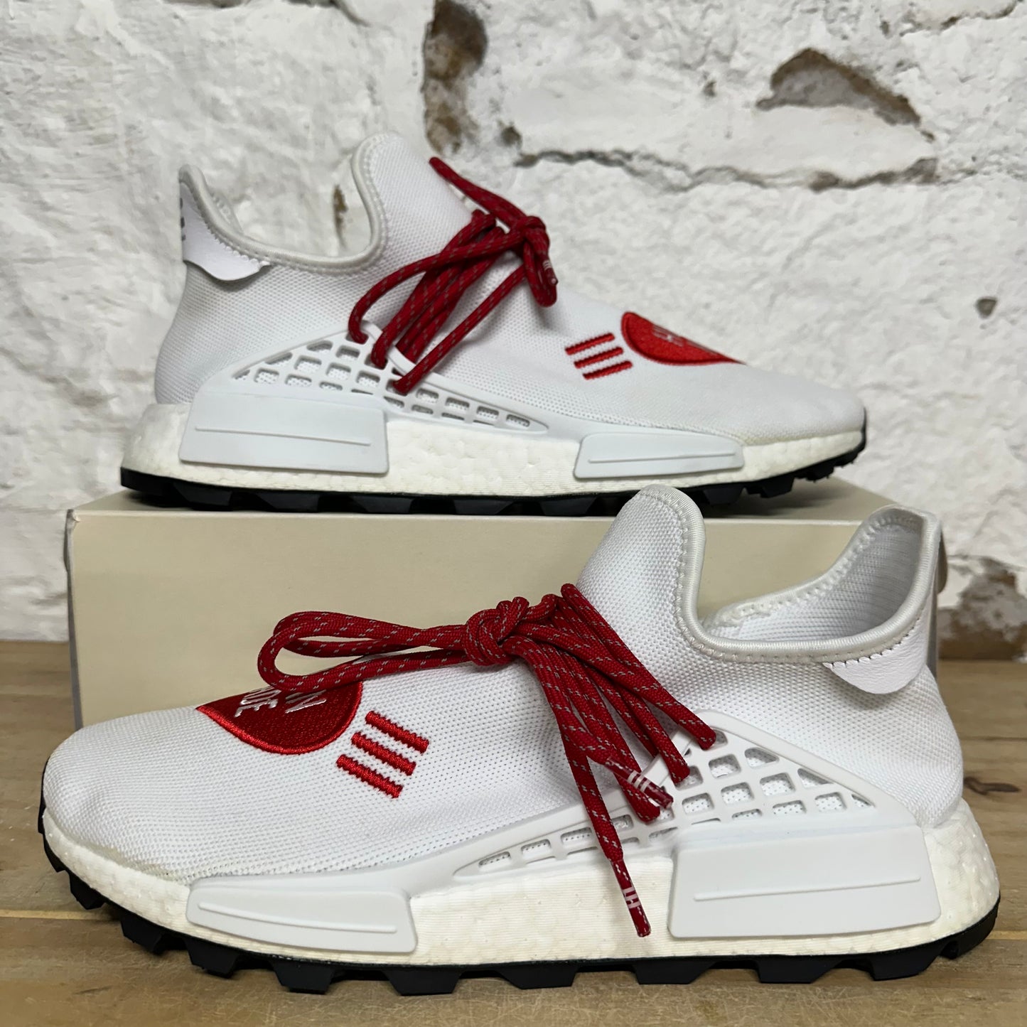 Adidas NMD Human Race Human Made White Red Sz 11