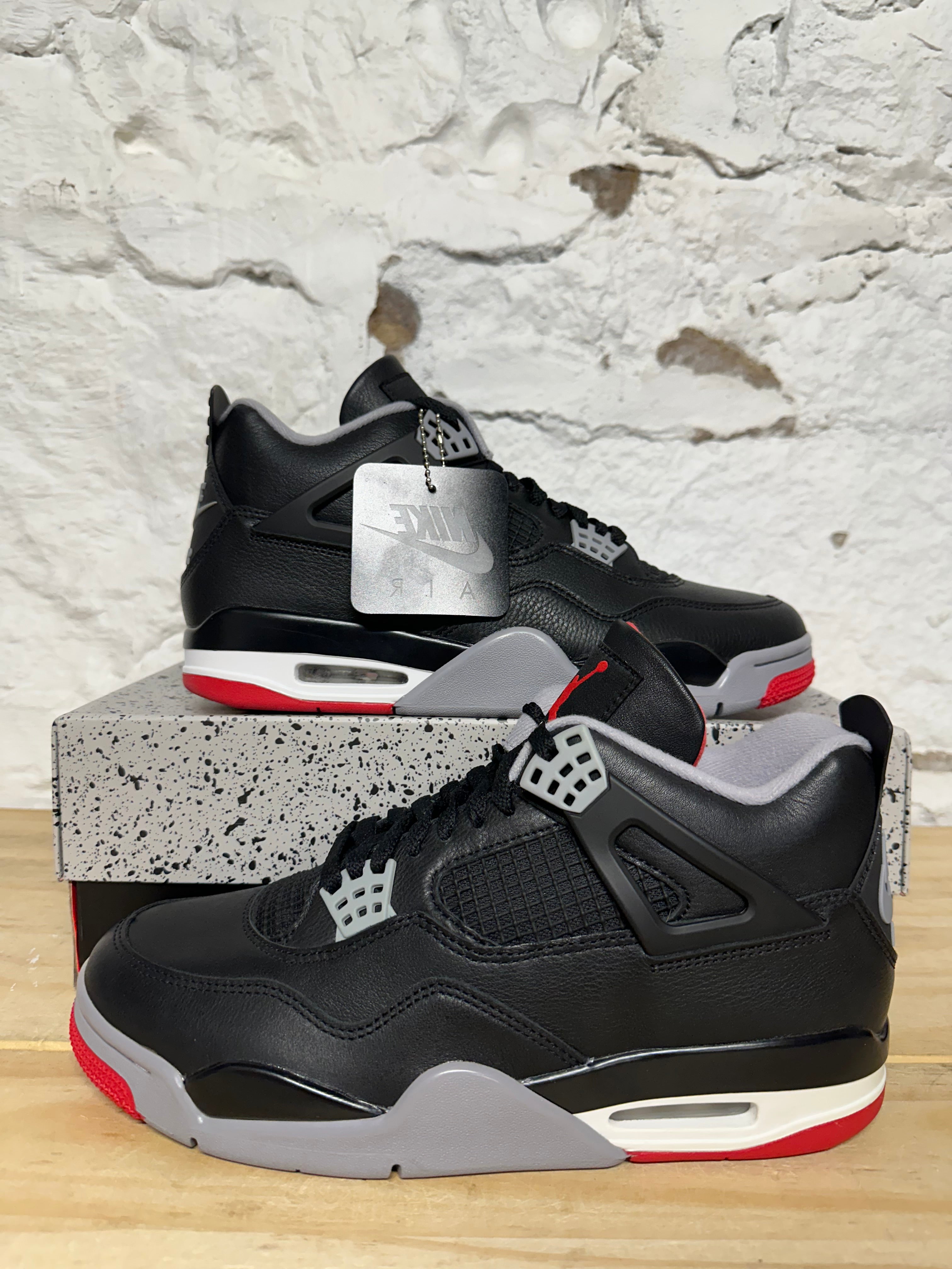 Air Jordan 4 Bred Reimagined Sz 10.5