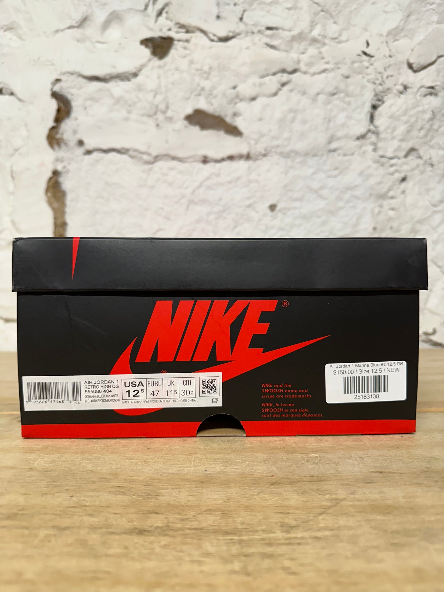 Air Jordan 1 High Dark Marina Blue Sz 12.5 DS