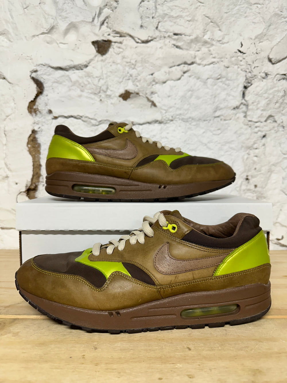 Nike Air Max 1 Evolution Brown Green Sz 12