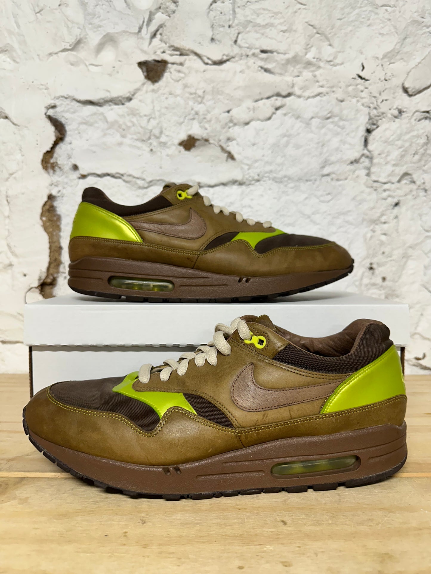 Nike Air Max 1 Evolution Brown Green Sz 12