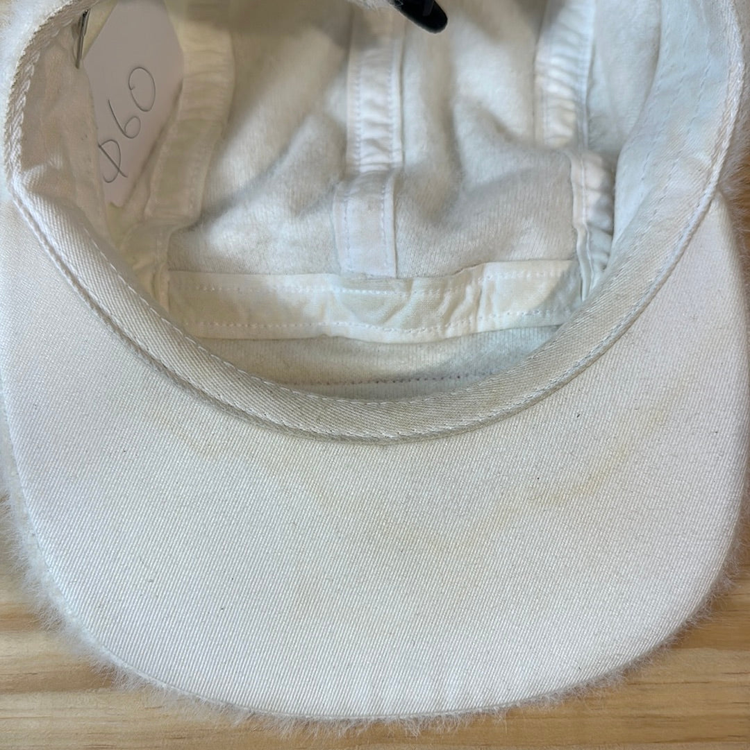 Supreme Faux Fur Camp Cap White Hat