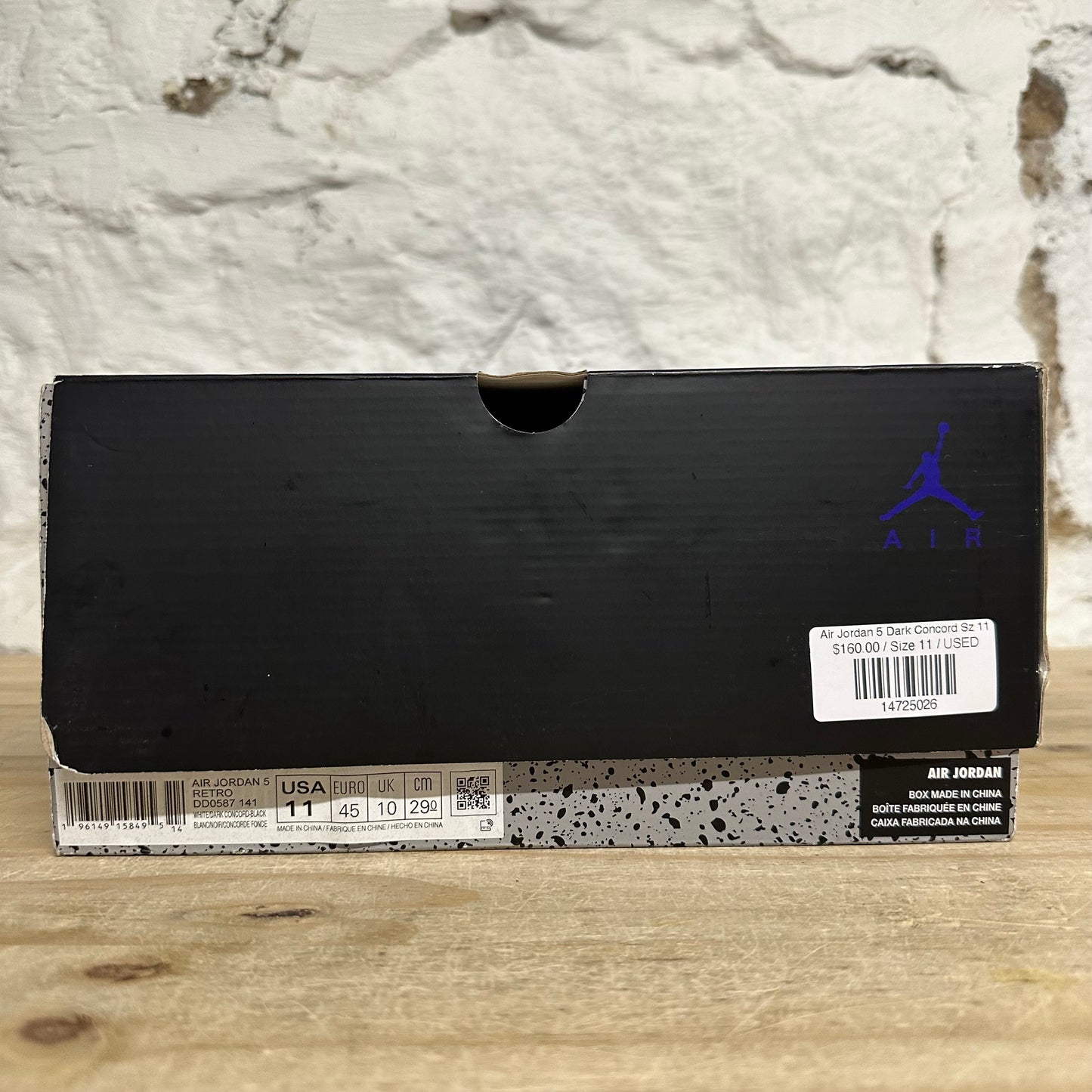 Air Jordan 5 Dark Concord Sz 11