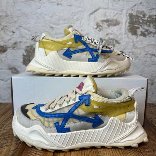 Off-White ODSY 1000 Blue Cream White Sneaker Sz 7 (40)