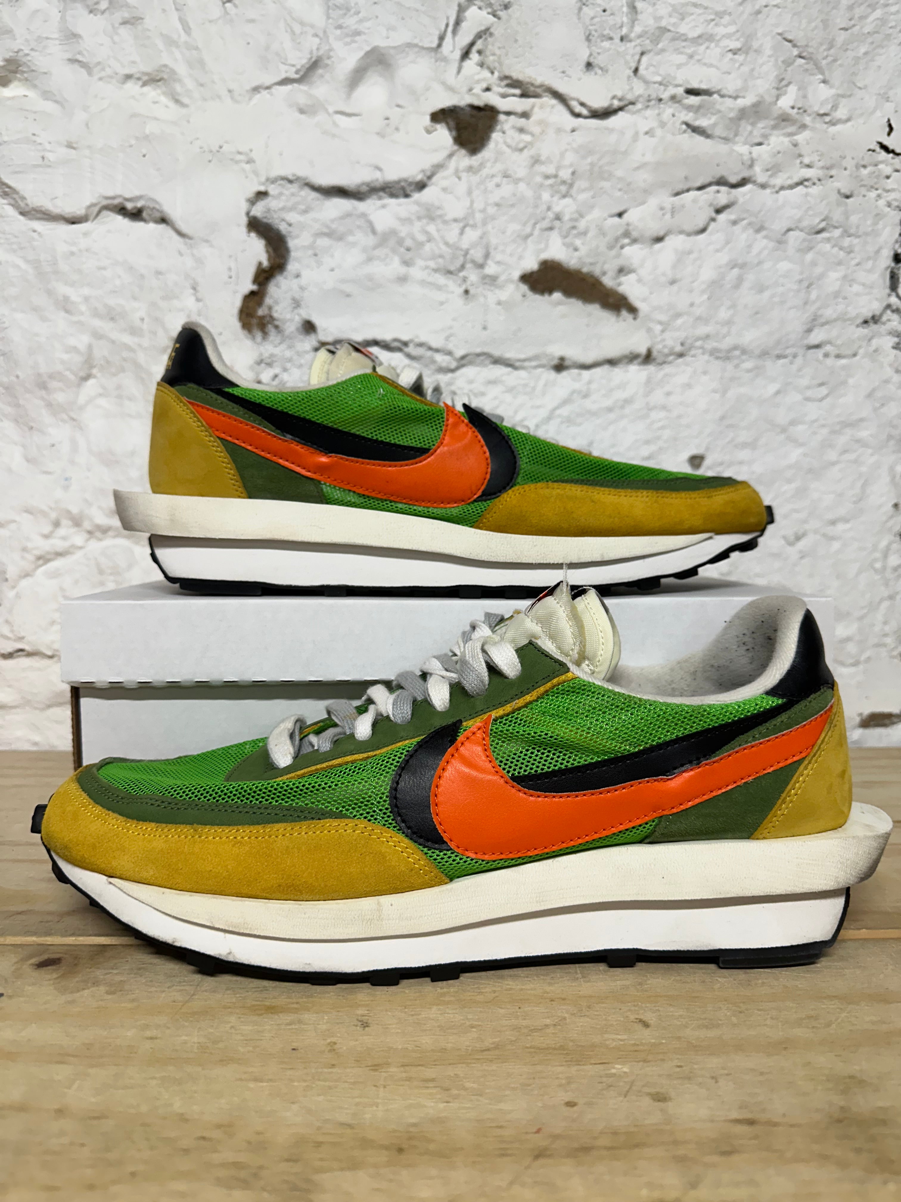 Nike Sacai LDWaffle Green Gusto Sz 14