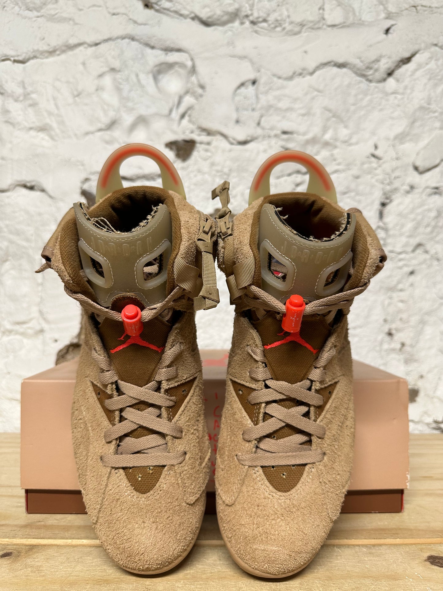 Air Jordan 6 Travis Scott British Khaki Sz 9
