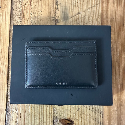Amiri Dragon Logo Black Cardholder W/ Box