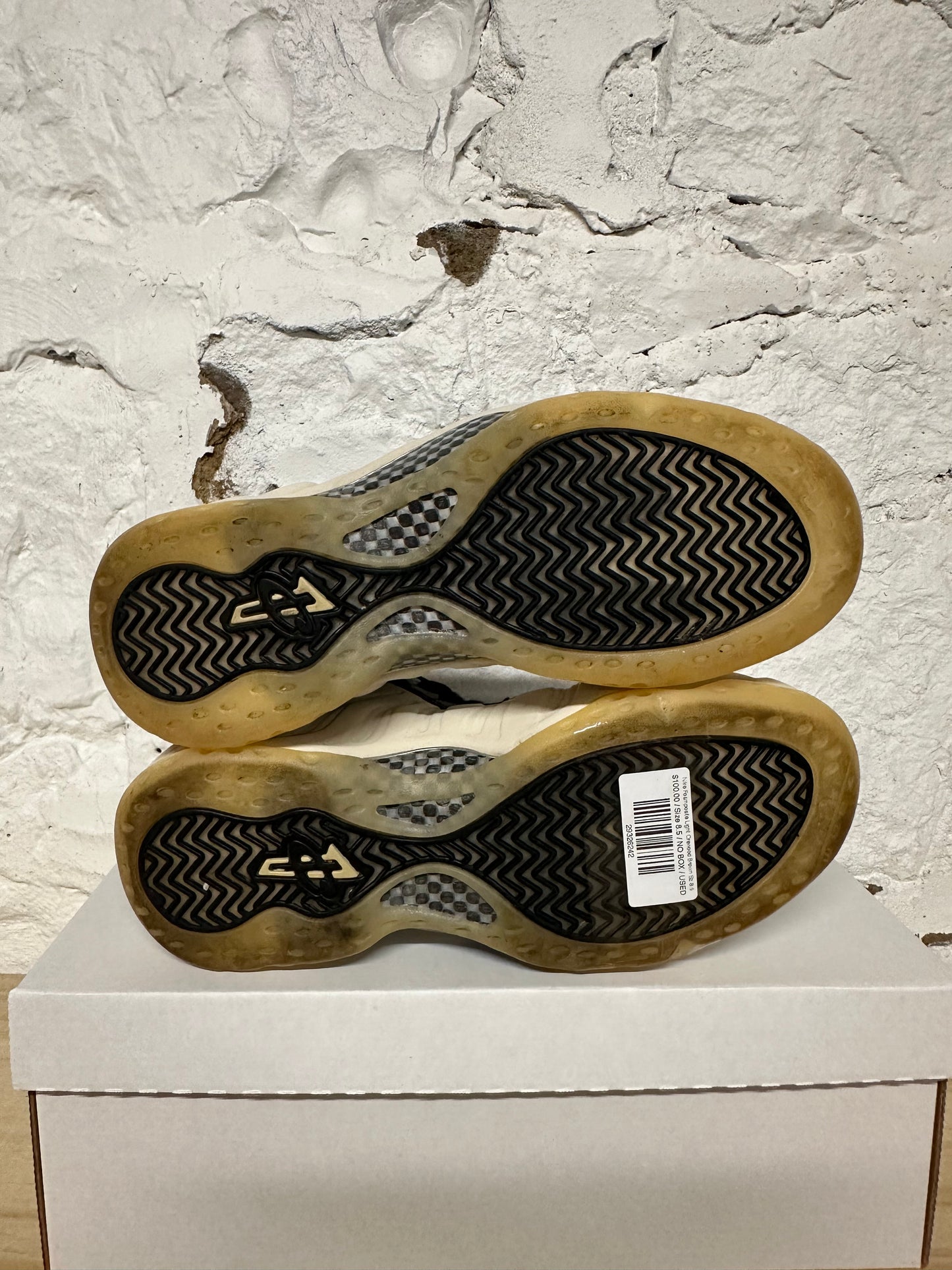 Nike Air Foamposite One Light Orewood Brown Sz 8.5