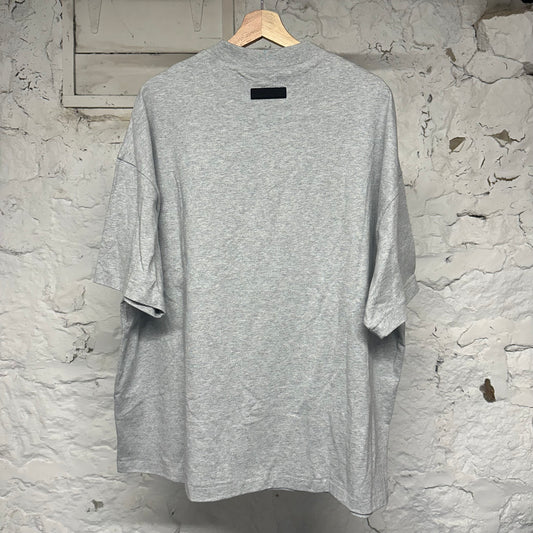 Fear of God Essentials Light Grey T-Shirt Sz S
