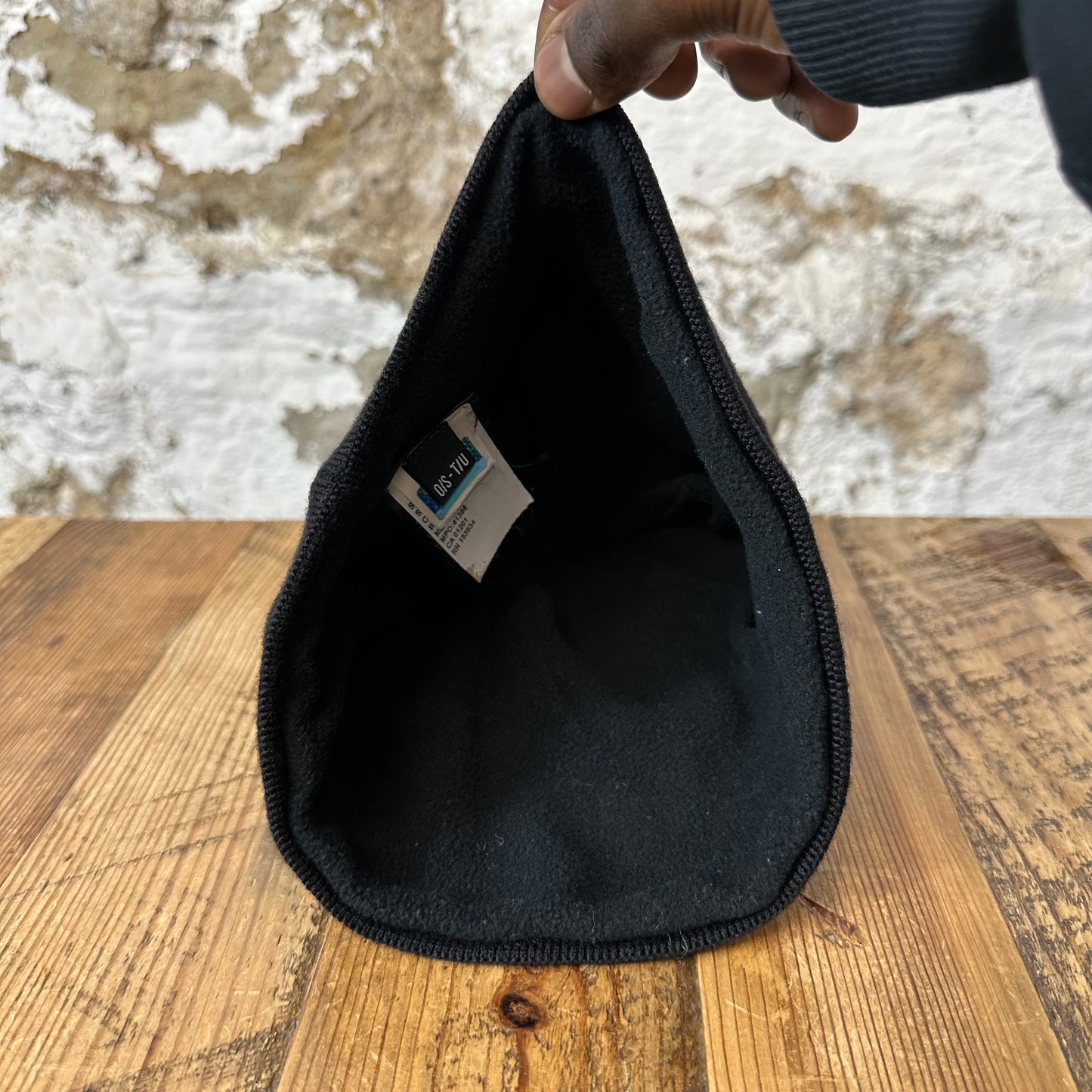 Canada Goose Small Logo Black Beanie