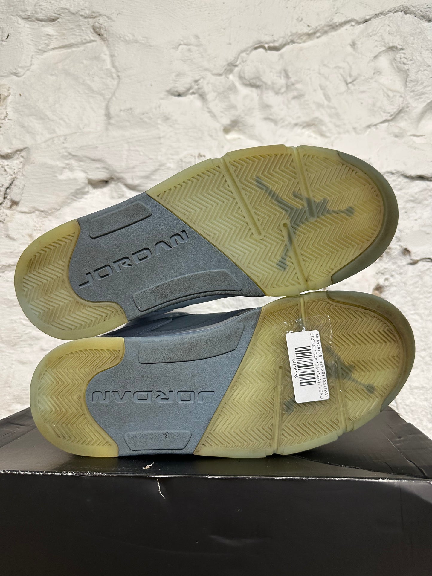 Air Jordan 5 Blue Bird Sz 10.5 (12W)