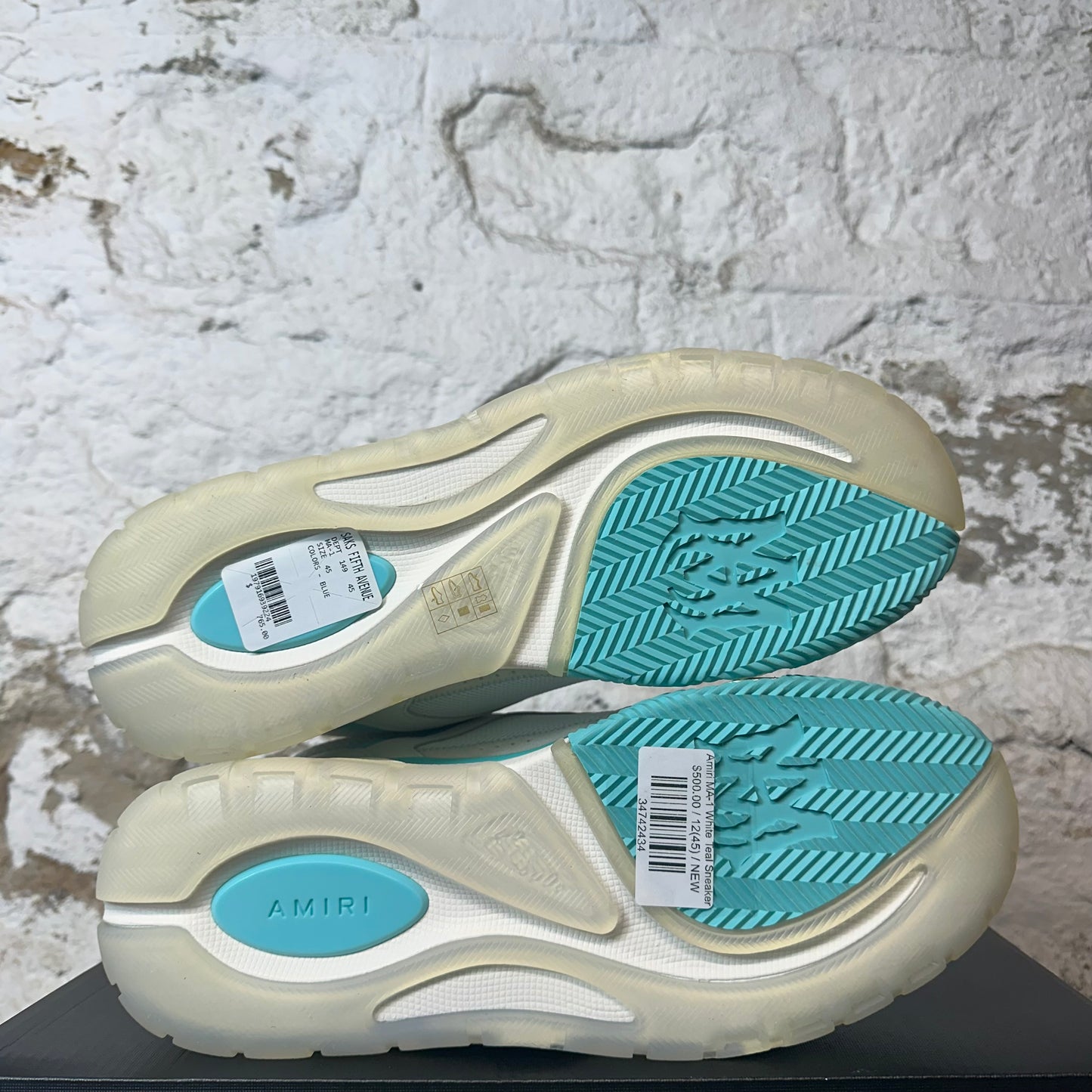 Amiri MA-1 White Teal Sneaker