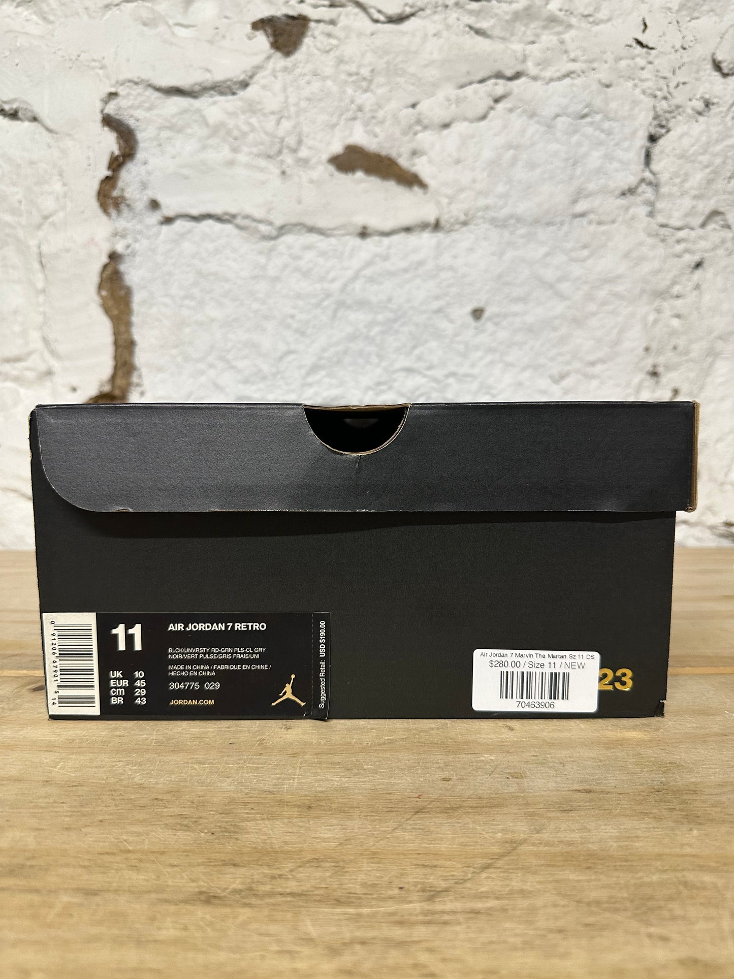 Air Jordan 7 Marvin The Martian Sz 11 DS