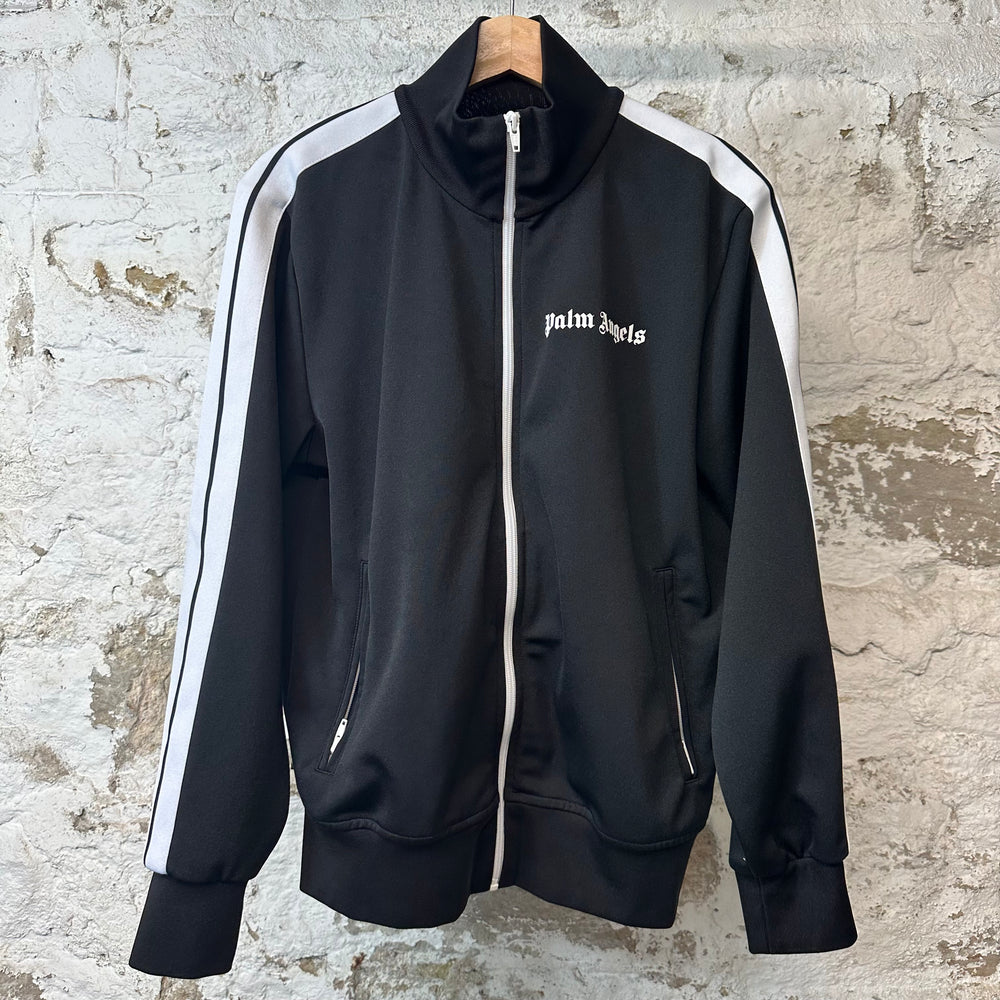 Palm Angels Black White Track Jacket Sz L