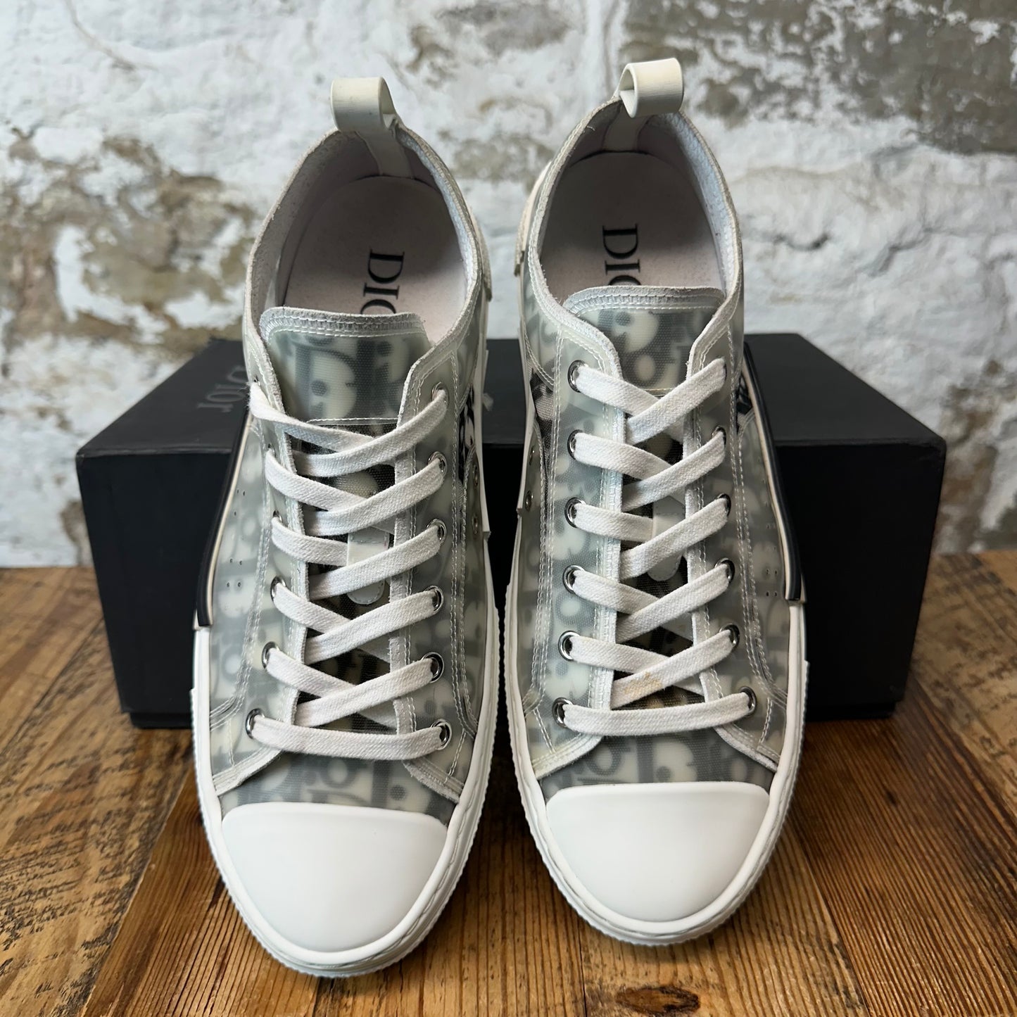 DIor B23 Grey Oblique White Sneaker Sz 9 (42)