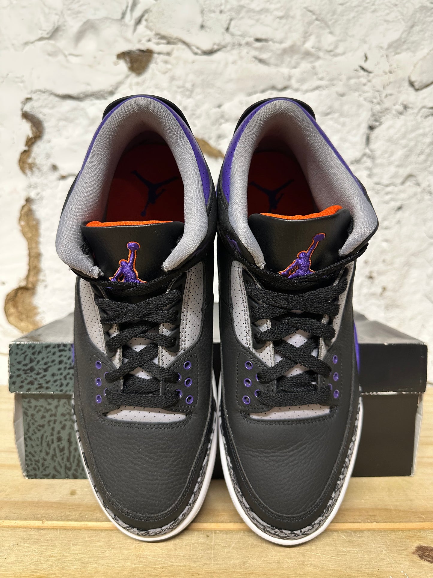 Air Jordan 3 Court Purple Sz 9.5
