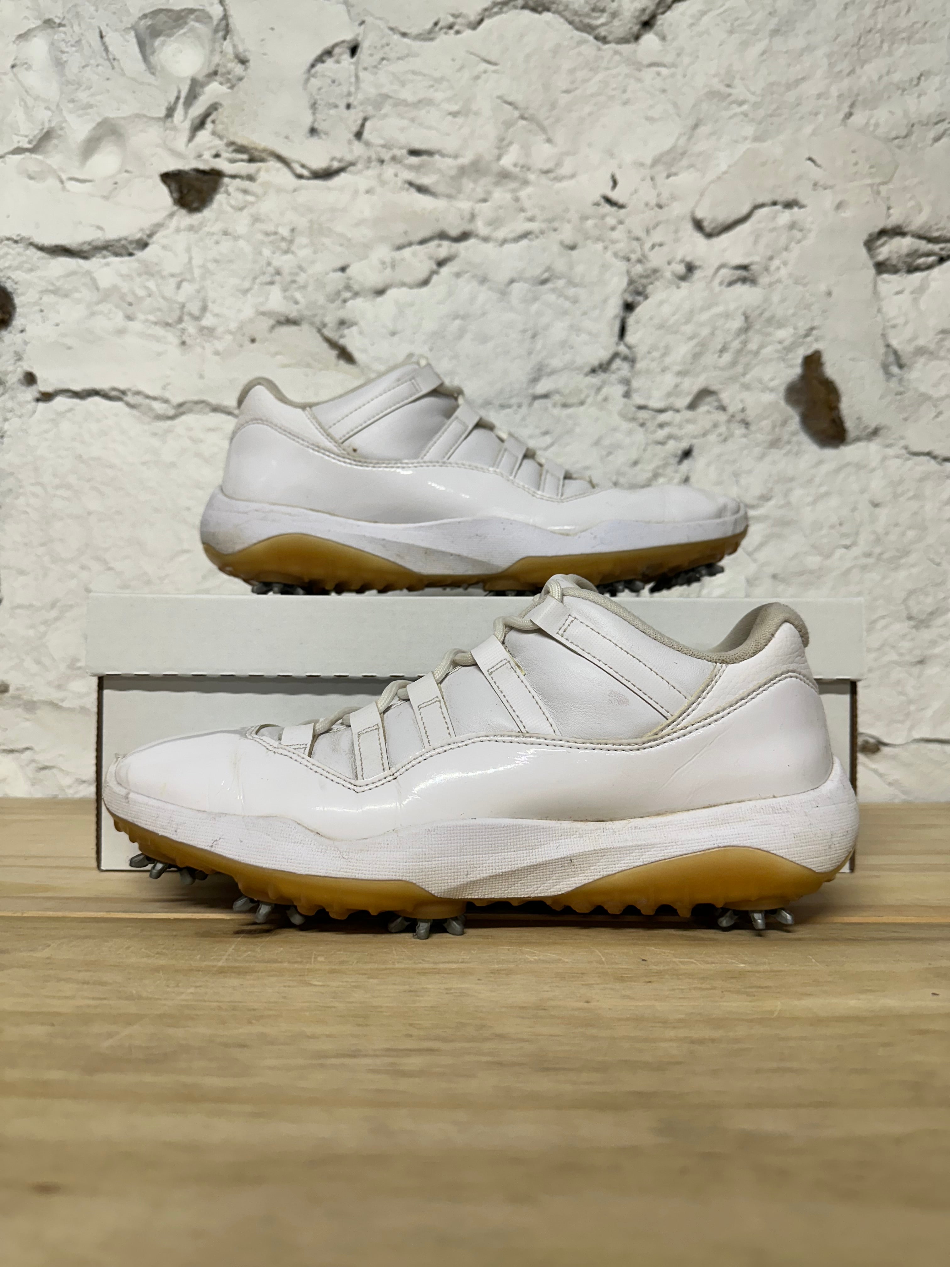 Air Jordan 11 Low Golf Metallic Gold Sz 10