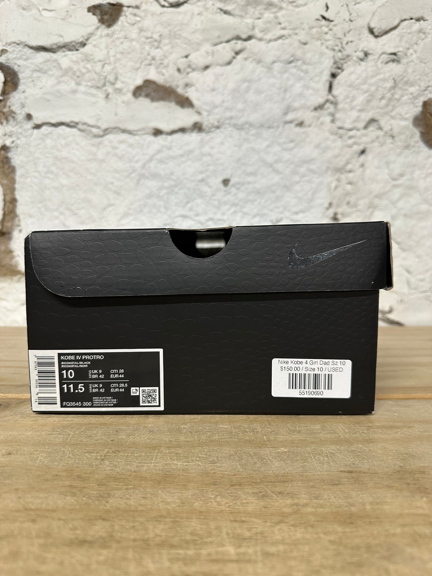 Nike Kobe 4 Girl Dad Sz 10