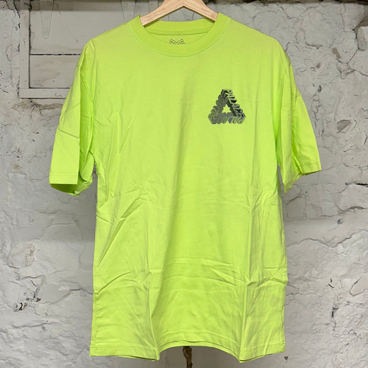 Palace Triangle Lime Green T-Shirt Sz M