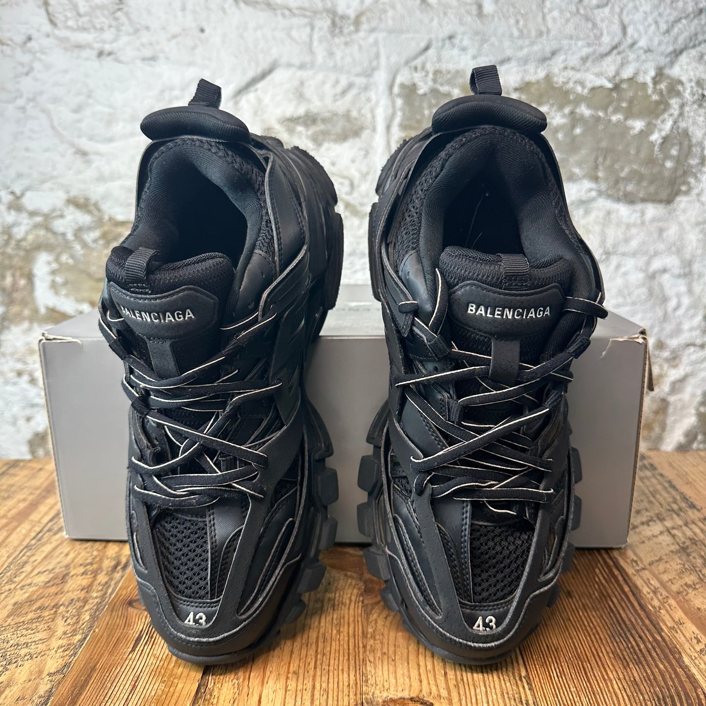 Balenciaga Track Runner Triple Black Sneaker Sz 10 (43)