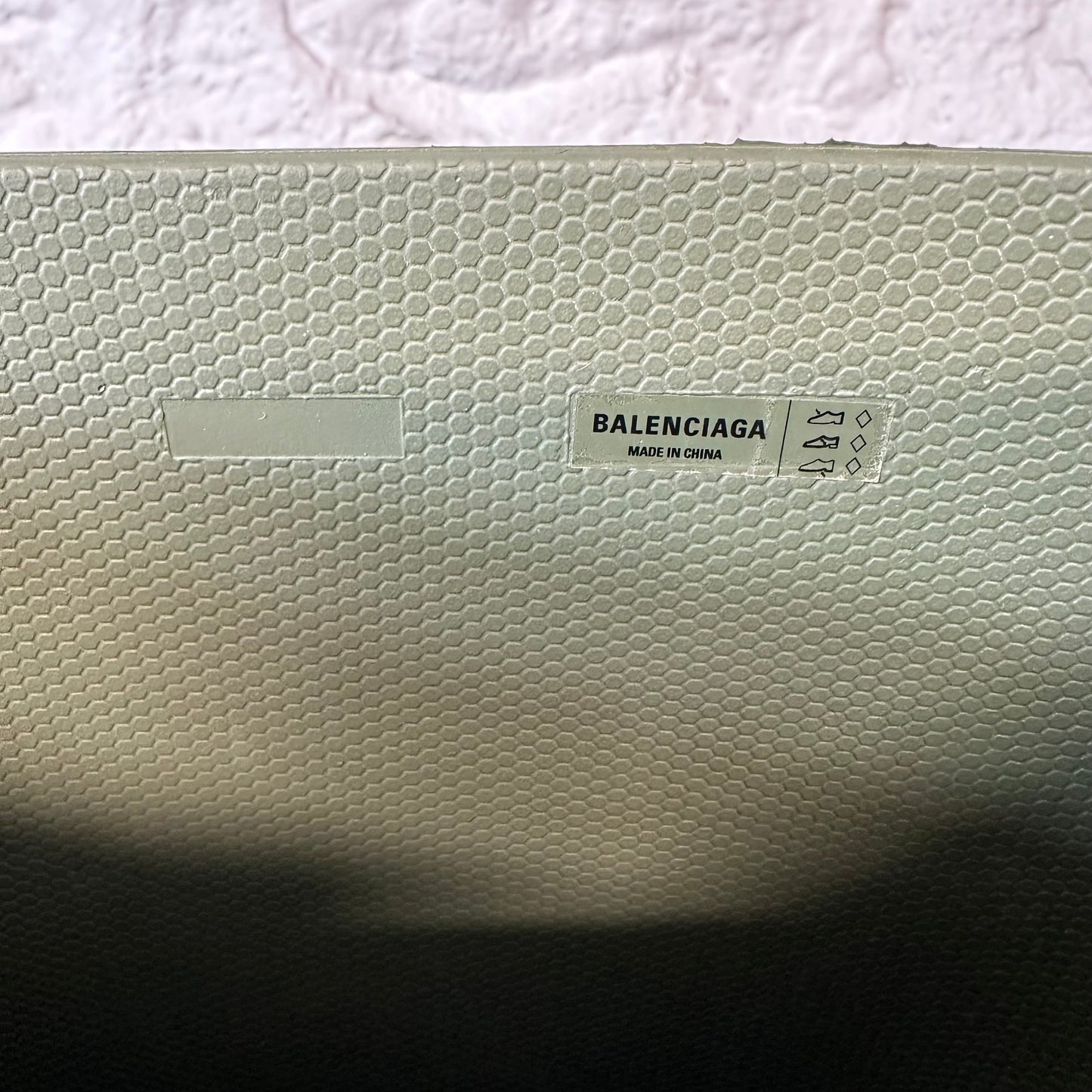 Balenciaga Croc Boot Green Sz 8 (41) No Box