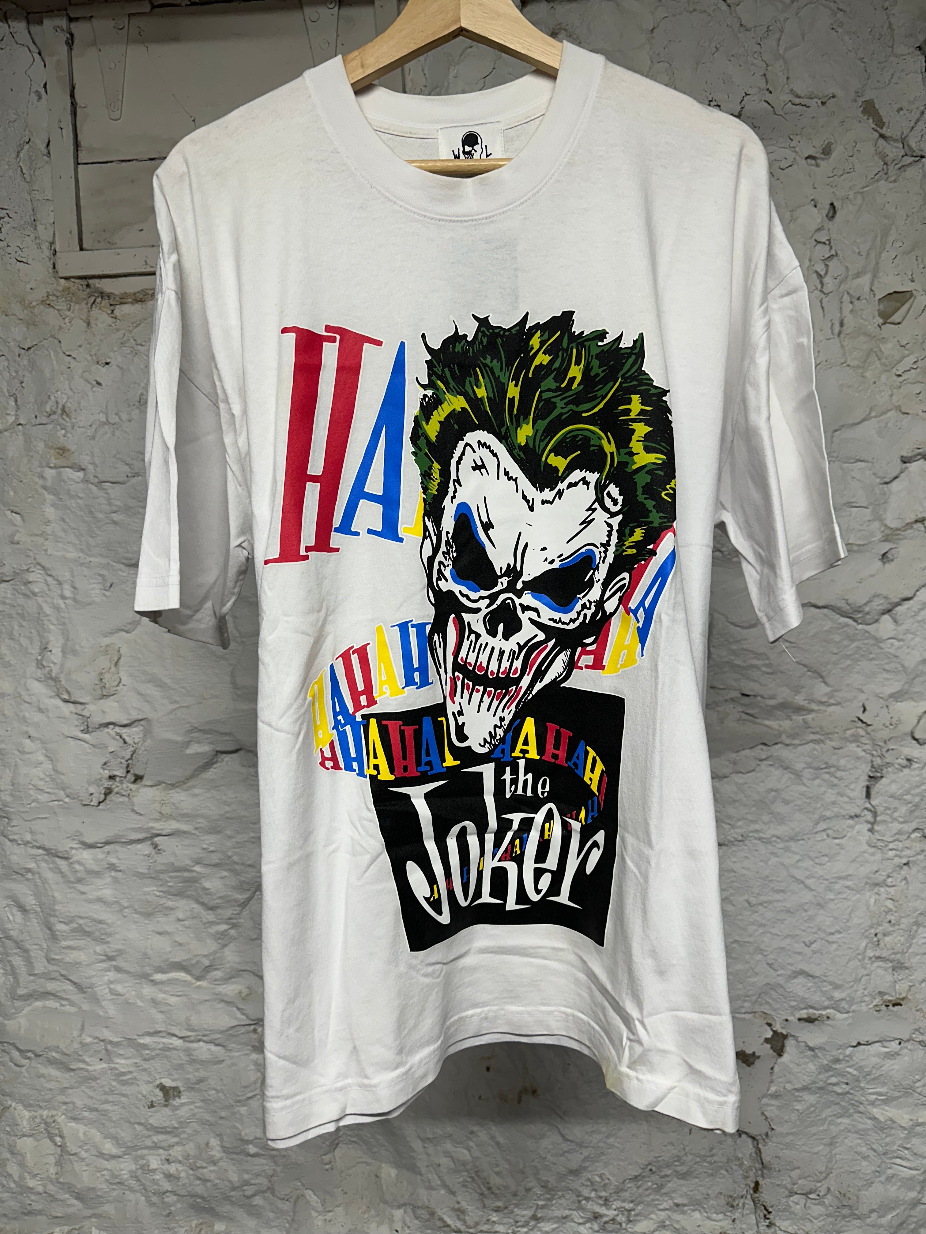 Warren Lotas Joker White T-Shirt Sz XL