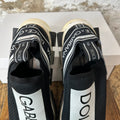 Dolce Gabbana Sorrento Black White Sneaker Sz 11 (44)