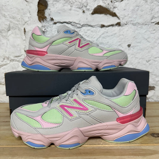 New Balance 9060 Grey Dragon Berry Sz 7 DS