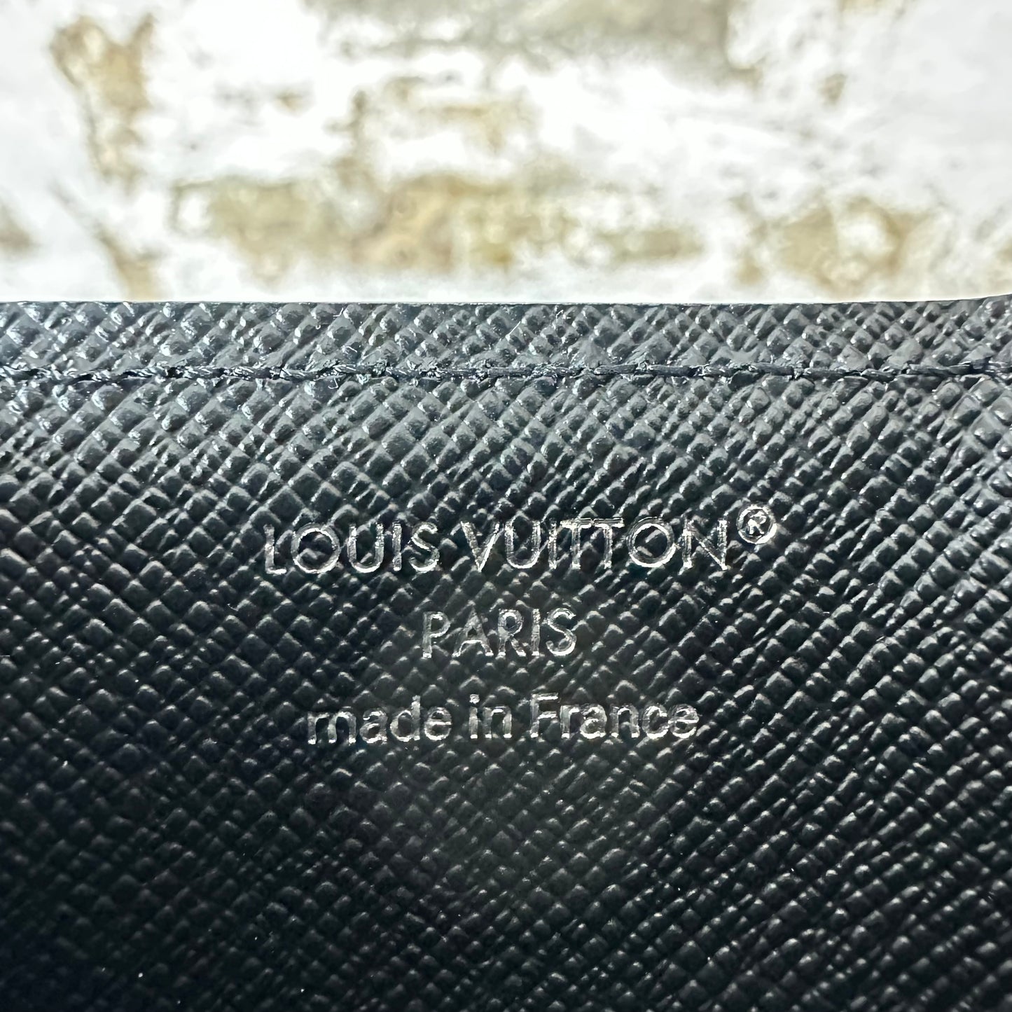 Louis Vuitton Black Brown Monogram Neo Card Holder W/ Box