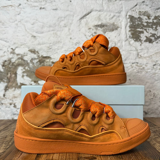 Lanvin Curb Triple Orange Sneaker