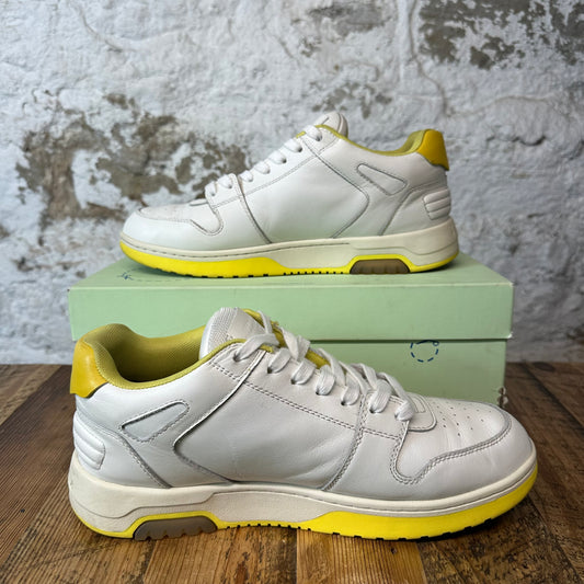 Off-White Out Of Office Yellow White Sz 10 (43)