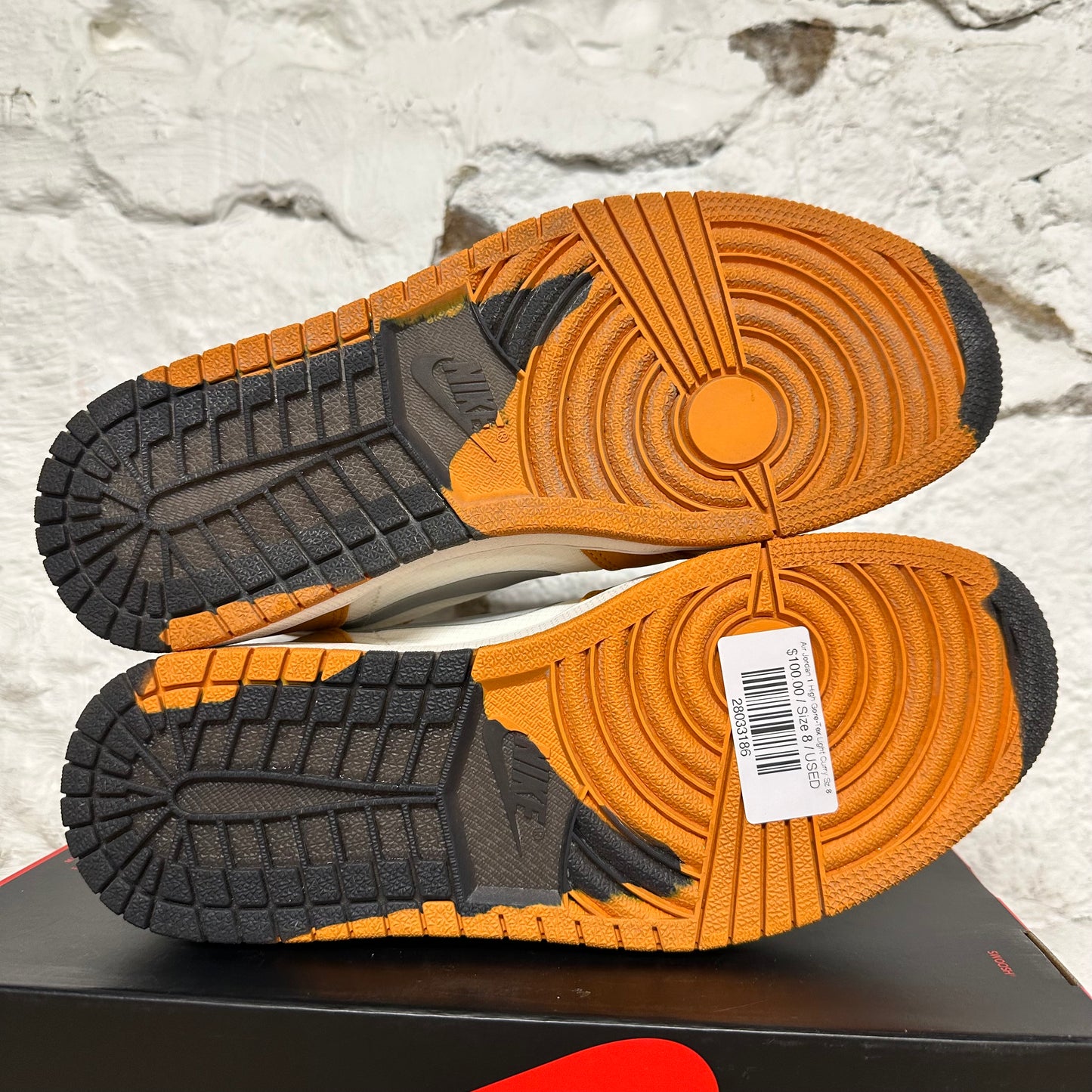 Air Jordan 1 High Gore-Tex Light Curry Sz 8