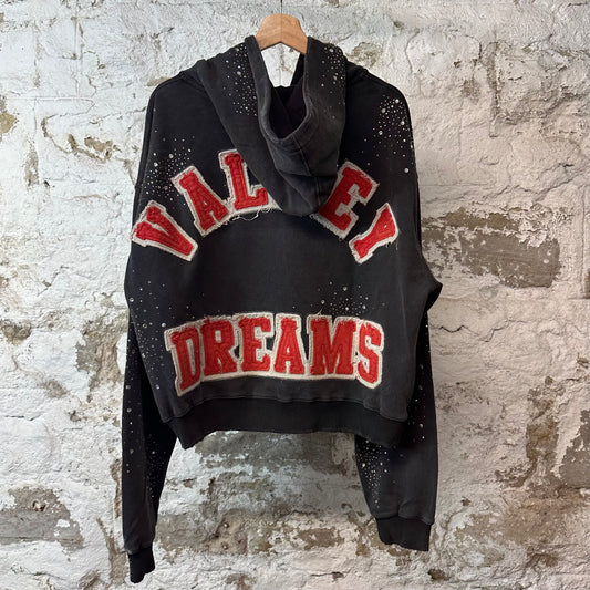 Vale Cluster Zip Up Hoodie Black Sz M