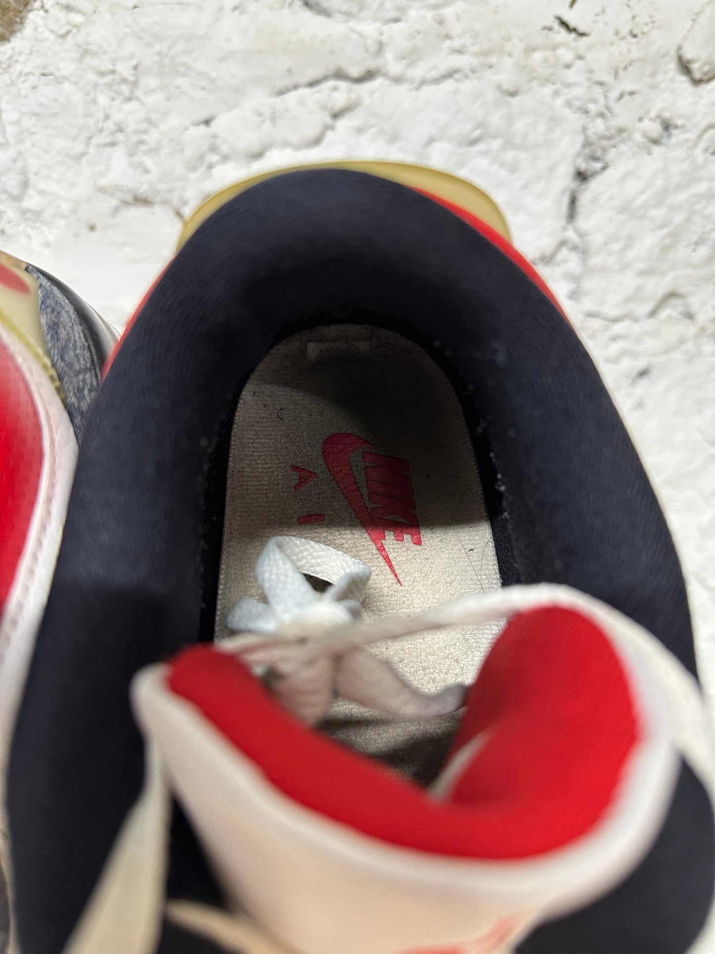 Air Jordan 3 Fire Red Denim Sz 12