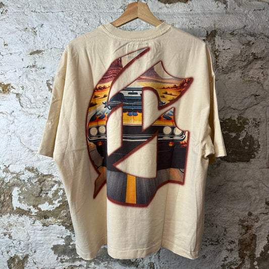 Godspeed On The Run Cream T-Shirt NEW