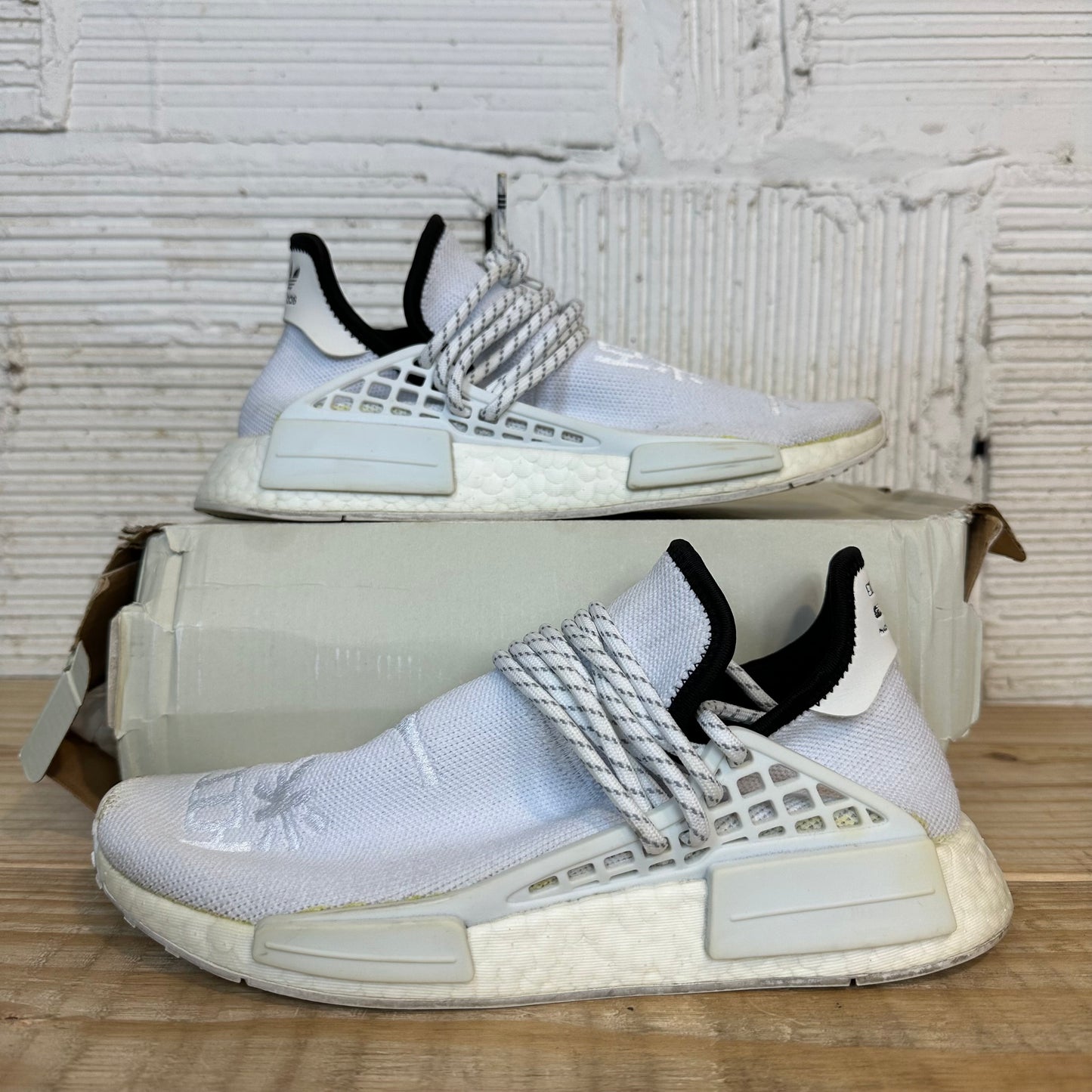 Adidas NMD Human Race Extra Eye White Sz 6.5