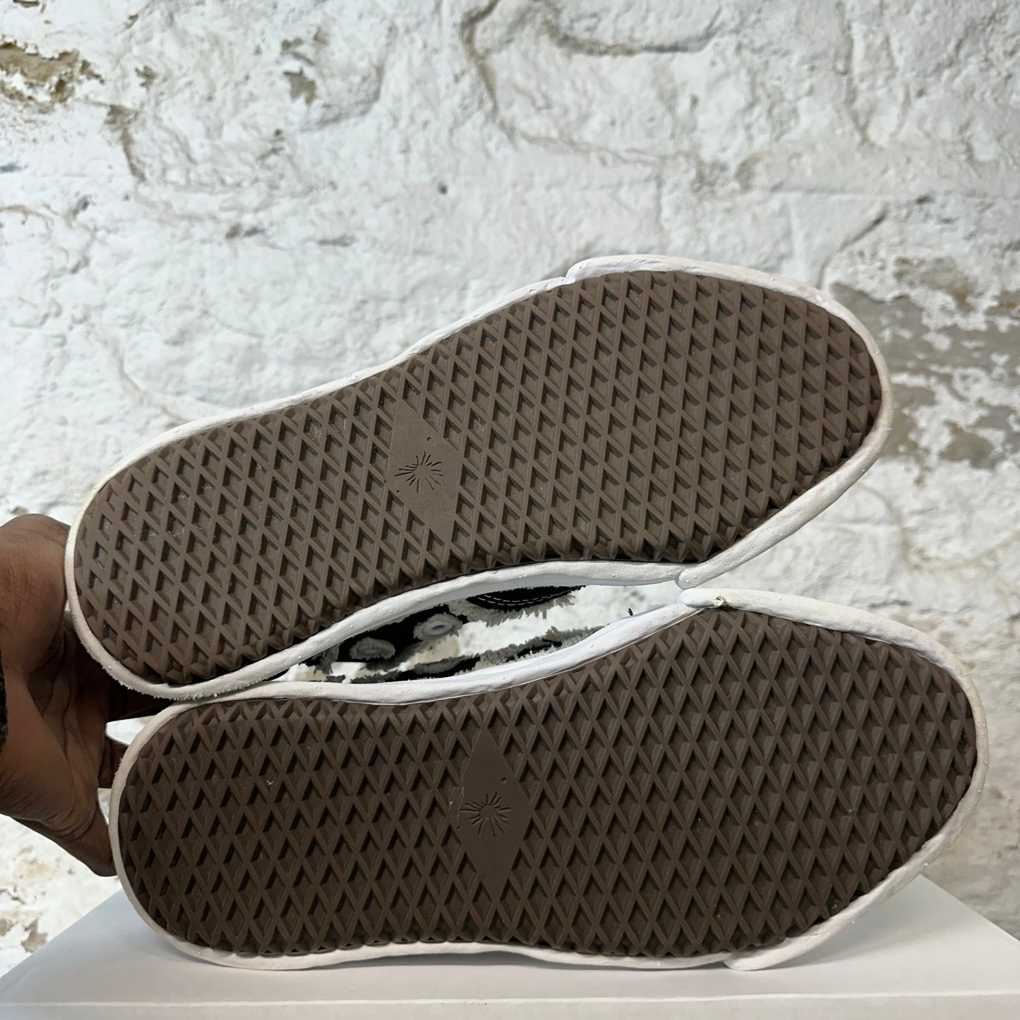 Maison Mihara High Black White Distressed Sneaker Sz 9 (42)