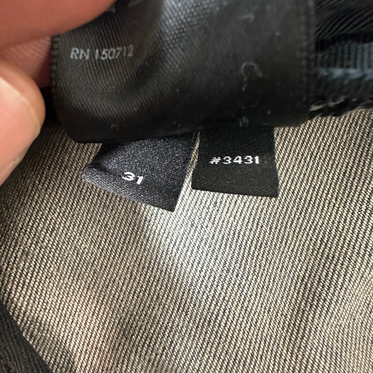 Amiri Army Stencil Grey Denim Jeans Sz 31