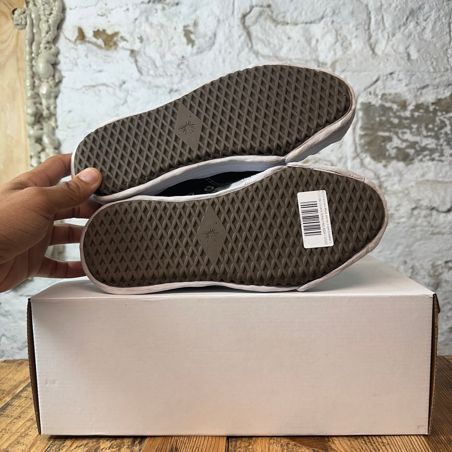 Maison Mihara Black Whiten Hank Sneaker Sz 6.5 (39)